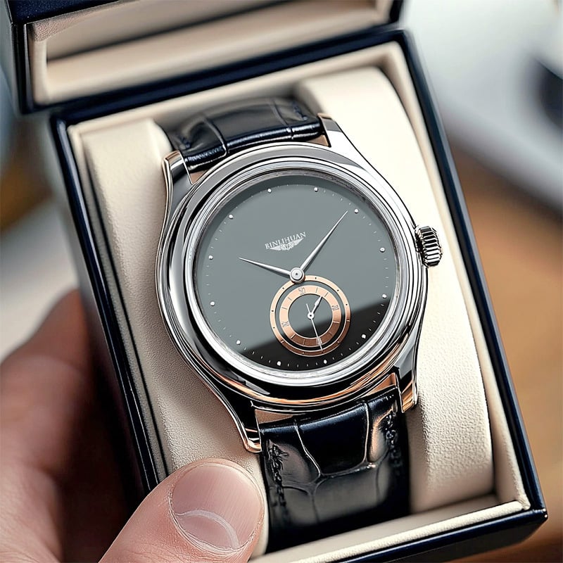 Muški kvarcni sat SL68; analogni prikaz; kućište od legure; remen od umjetne kože; dnevna vodootpornost.