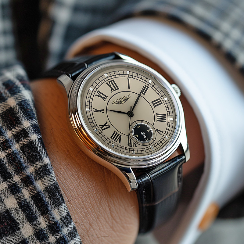 Muški kvarcni sat, SL68 mehanizam, analogni zaslon, vodootporan za cijeli život, kućište od legure