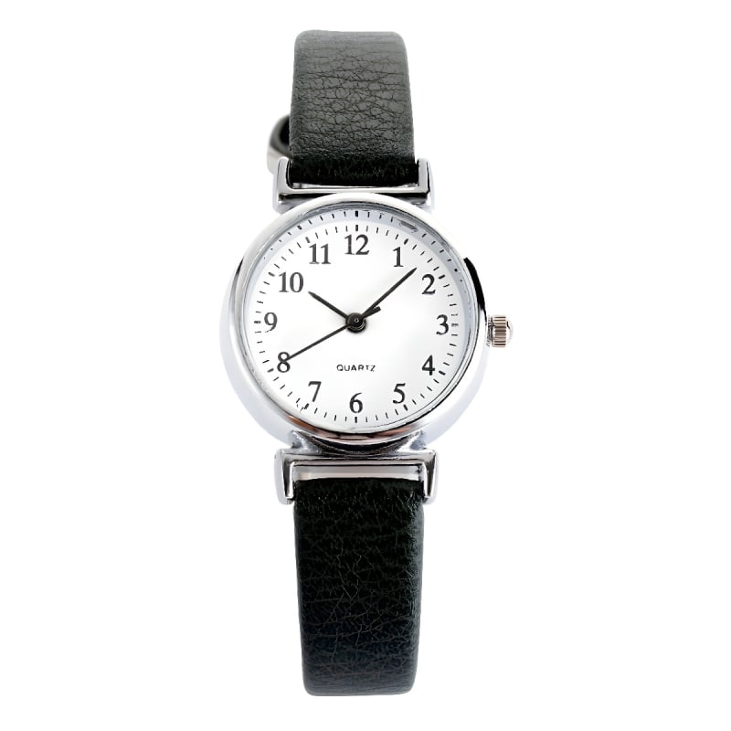 Ženski kvarcni sat za ispite, 40 mm brojčanik, svjetsko vrijeme, vodootporan 30 m, umjetna koža kaiš, kućište od zlitine