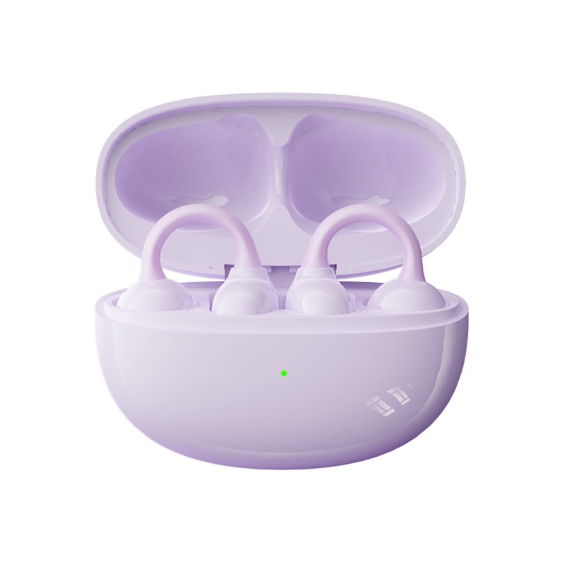 Csontvezetéses klip-on Bluetooth fejhallgató, kényelmes hosszú viselethez, 4–8 órás akkumulátor-üzemidő, Bluetooth 5.4, 10 m hatótávolság, IPX4 vízálló