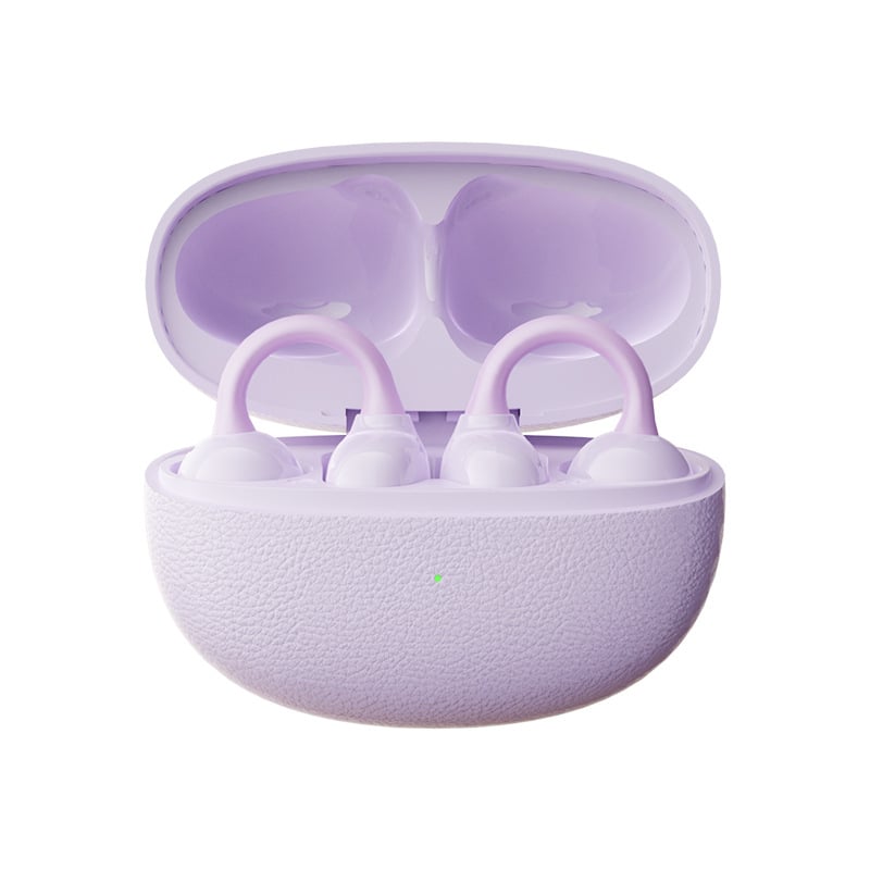 Csontvezetéses klip-on Bluetooth fejhallgató, kényelmes hosszú viselethez, 4–8 órás akkumulátor-üzemidő, Bluetooth 5.4, 10 m hatótávolság, IPX4 vízálló