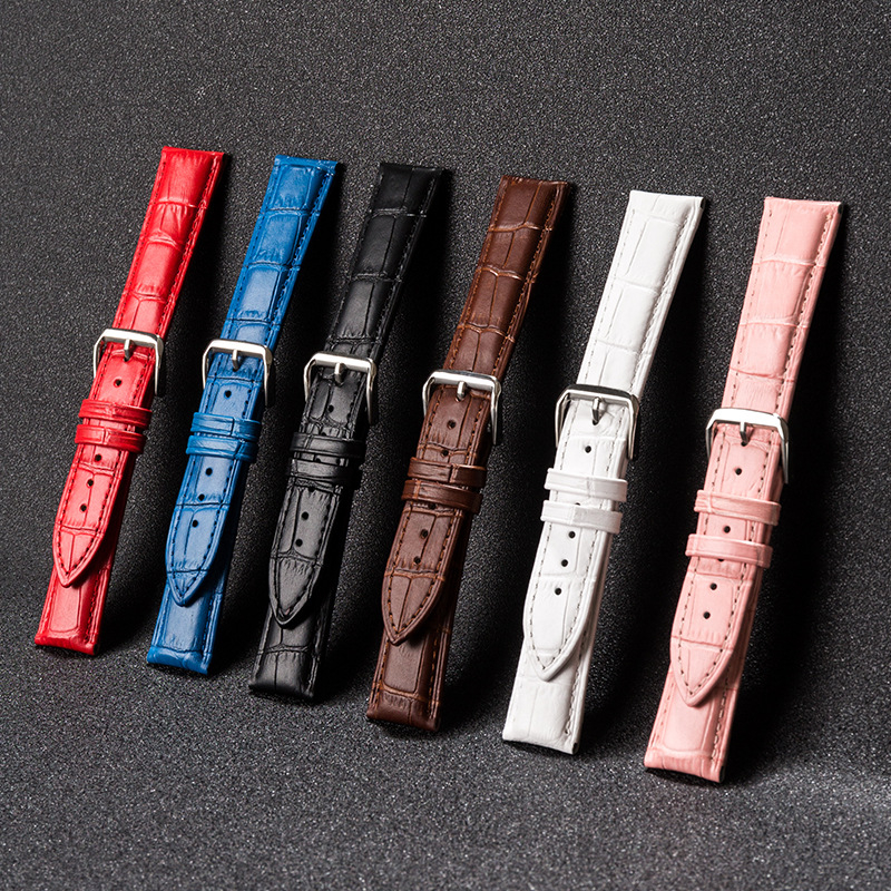 Remen za sat od prave kože s brzim otpuštanjem i kopčom s pinom, kompatibilan s Samsung/Xiaomi/Huawei GT/GT2