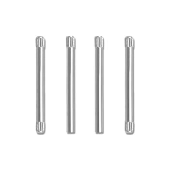 Osovina kaiša za sat s motivom cvjetne grančice – 304 nehrđajući čelik, s jednim ili dvama zubima, dijelovi za kaiš, kutija 1000 kom