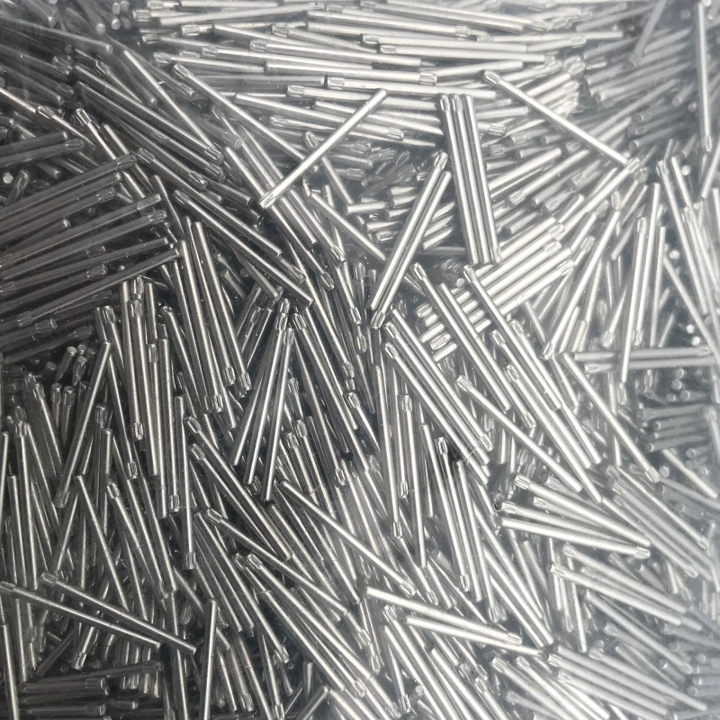 Osovina kaiša za sat s motivom cvjetne grančice – 304 nehrđajući čelik, s jednim ili dvama zubima, dijelovi za kaiš, kutija 1000 kom