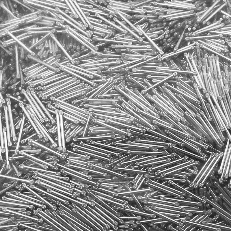 Osovina kaiša za sat s motivom cvjetne grančice – 304 nehrđajući čelik, s jednim ili dvama zubima, dijelovi za kaiš, kutija 1000 kom