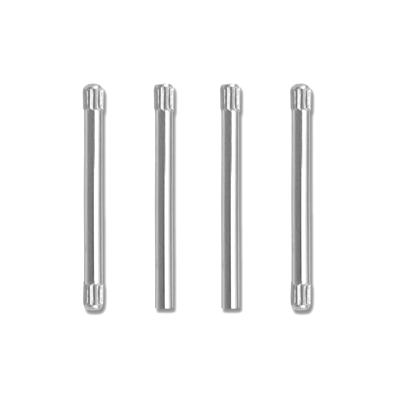 Osovina kaiša za sat s motivom cvjetne grančice – 304 nehrđajući čelik, s jednim ili dvama zubima, dijelovi za kaiš, kutija 1000 kom