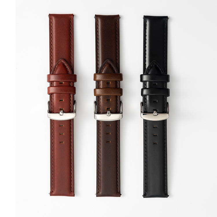 Shenghuati kaiš za Apple Watch — brzo otpuštanje, gornji sloj kravlje kože, unisex, proljeće 2024, 200 kom.