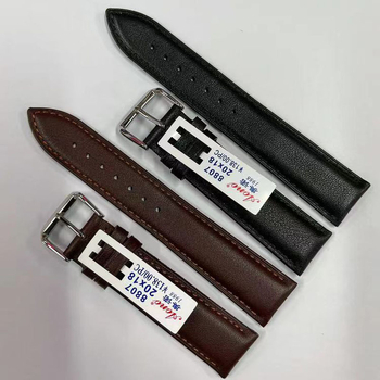 Kožna narukvica za sat, unisex, koža pune zrna s glatkom površinom, Ono, paket od 10 komada, proljeće 2024