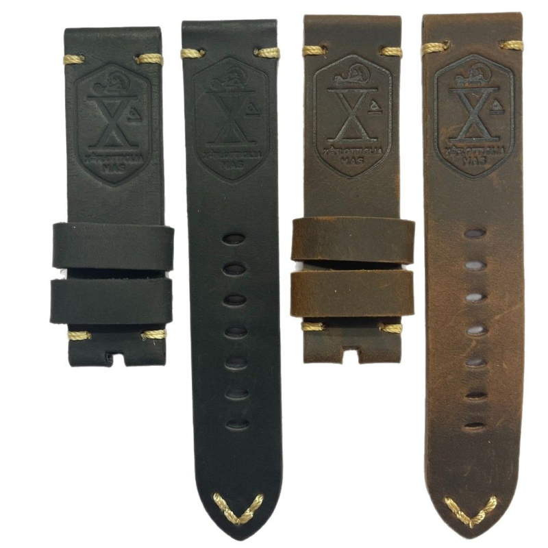 Brățară de ceas din piele Crazy Horse – fără marcă, universală pentru ceasuri de mână și ceasuri inteligente