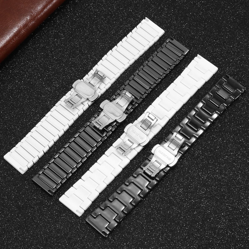 Pametni narukvica s keramičkim kaišem, perl keramički koralj, brzo otpuštanje, proljeće 2024, Marka: Other, Stilovi: poslovni, svestrani, elegantni, minimalistički