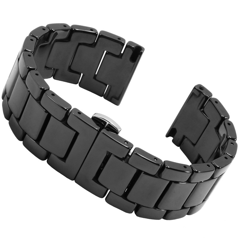 Pametni narukvica s keramičkim kaišem, perl keramički koralj, brzo otpuštanje, proljeće 2024, Marka: Other, Stilovi: poslovni, svestrani, elegantni, minimalistički