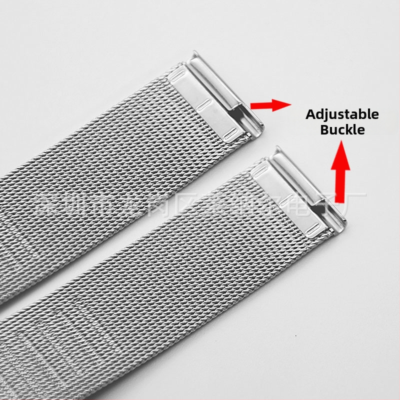 Milanese remen za sat od nehrđajućeg čelika, 304 kvalitete, ultratank, pakiranje 100 komada