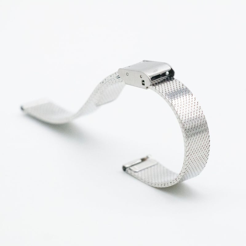 Jinzhaoli narukvica za sat od 304 čelika, dvostrano splošten Milanese, kompatibilna s Huawei i Samsung satovima