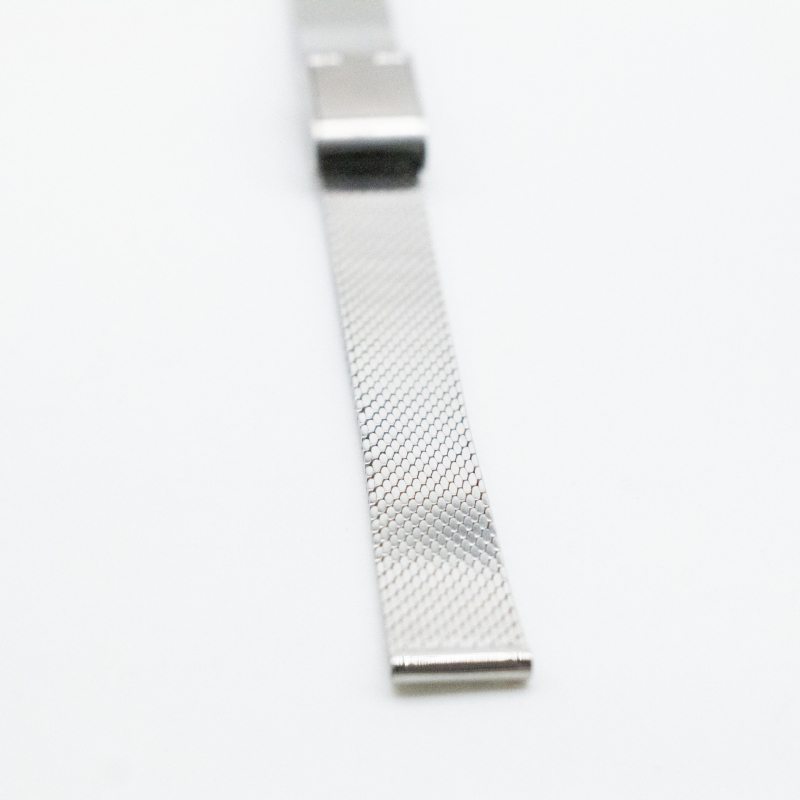 Jinzhaoli narukvica za sat od 304 čelika, dvostrano splošten Milanese, kompatibilna s Huawei i Samsung satovima