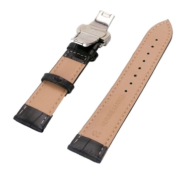 Kožni kaiš s bambusovim uzorkom i kopčom leptira, dvostruki pritisak, pakiranje 100 kom