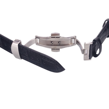 Kožni kaiš s bambusovim uzorkom i kopčom leptira, dvostruki pritisak, pakiranje 100 kom