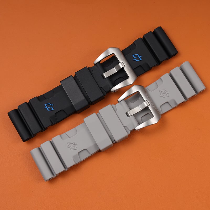 Zamjenski silikonasti remen za sat Panerai PAM0061/PAM111, vodootporan, proljeće 2024.