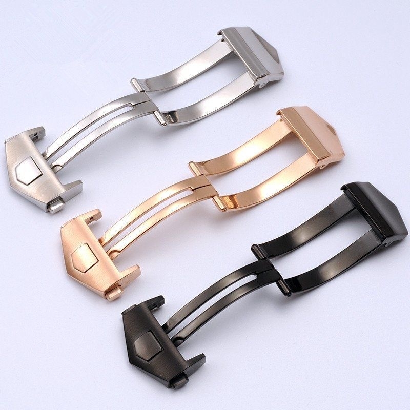 Ατσάλινη αναδιπλούμενη αγκράφα ρολογιού για λουρί Tag Heuer – συμβατή, σε κουτί 50 τεμάχια, Καλοκαίρι 2021