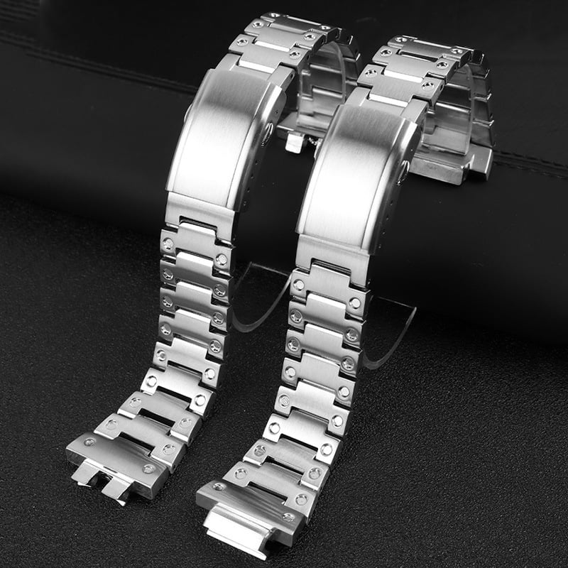 Nerđajući čelični remen za sat, kompatibilan s Casio DW5600, GWM5610 i GA2100