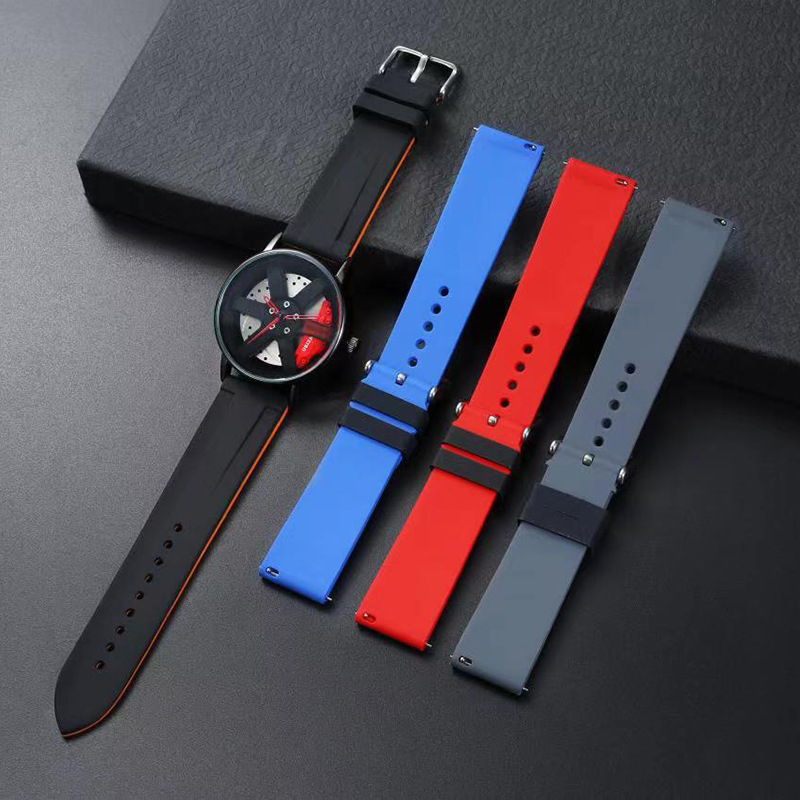Remen od silikona za pametni sat — univerzalna kompatibilnost Huawei/Samsung, zima 2023, stil za sve prilike, pakiranje 1000 kom.