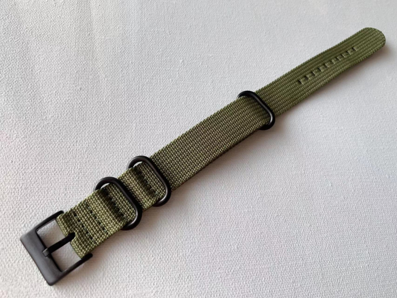 Najlonski debeli dugi kaiš za sat s američkim uzorkom, 20 mm/22 mm, za muškarce i žene, kompatibilan s ronilačkim satovima