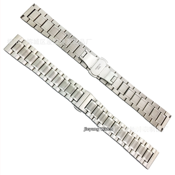 Brățară pentru ceas din oțel inoxidabil, cataramă fluture cu cinci mărgele, finisaj electroplacat în vid, unisex, stil clasic