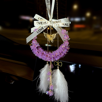 Chesma kristály autófüggő medál, belső dekoráció, lágy luxus stílus