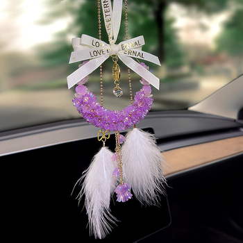 Chesma kristály autófüggő medál, belső dekoráció, lágy luxus stílus