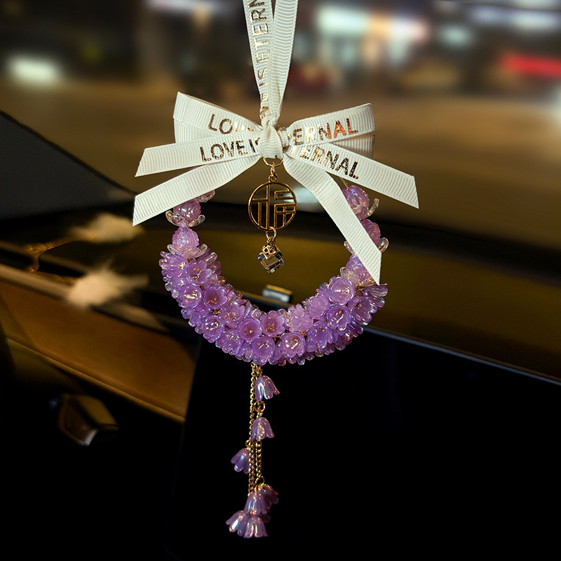 Chesma kristály autófüggő medál, belső dekoráció, lágy luxus stílus