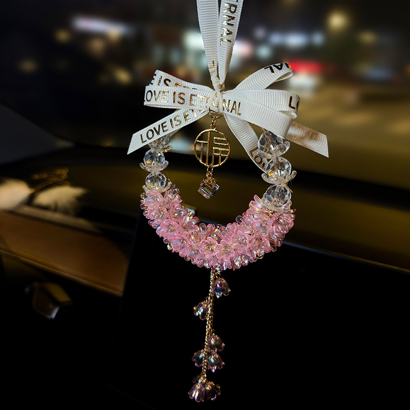 Chesma kristály autófüggő medál, belső dekoráció, lágy luxus stílus