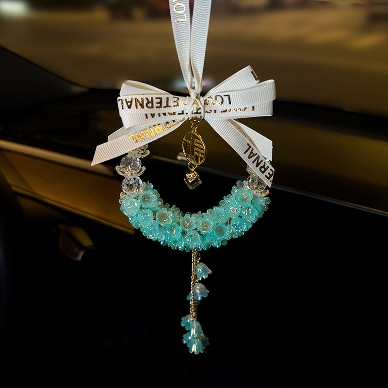 Chesma kristály autófüggő medál, belső dekoráció, lágy luxus stílus