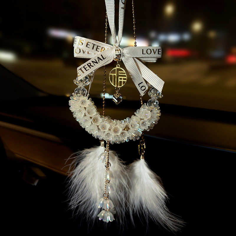 Chesma kristály autófüggő medál, belső dekoráció, lágy luxus stílus