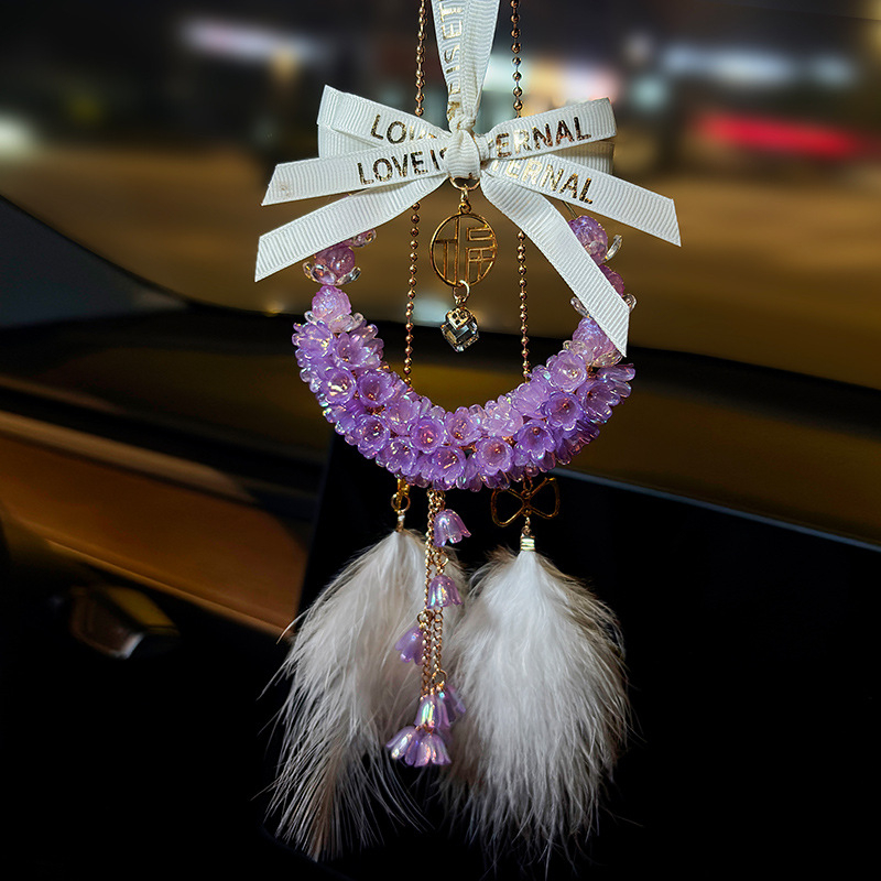 Chesma kristály autófüggő medál, belső dekoráció, lágy luxus stílus