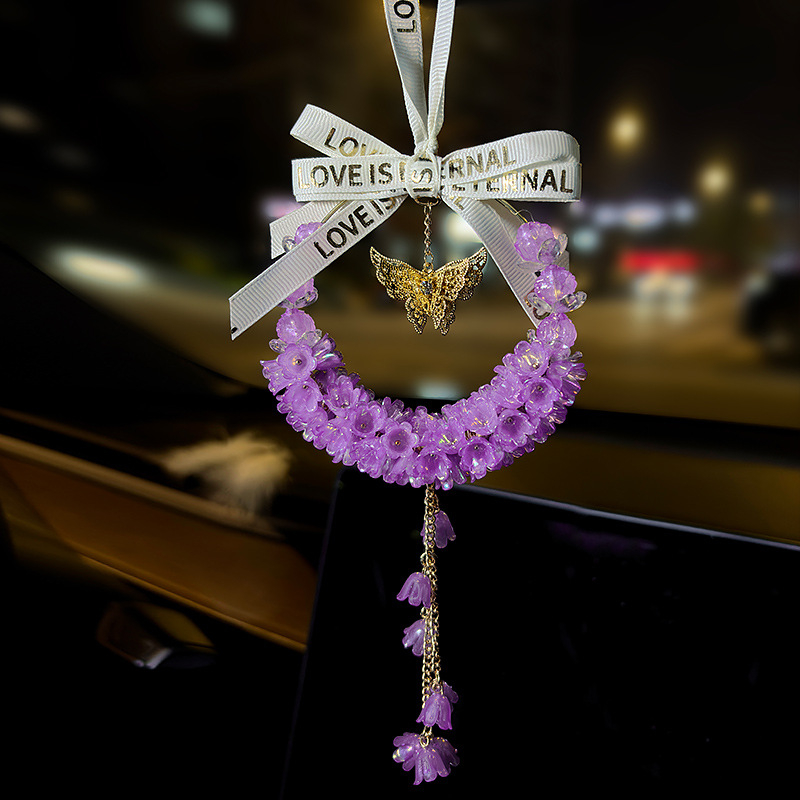 Chesma kristály autófüggő medál, belső dekoráció, lágy luxus stílus