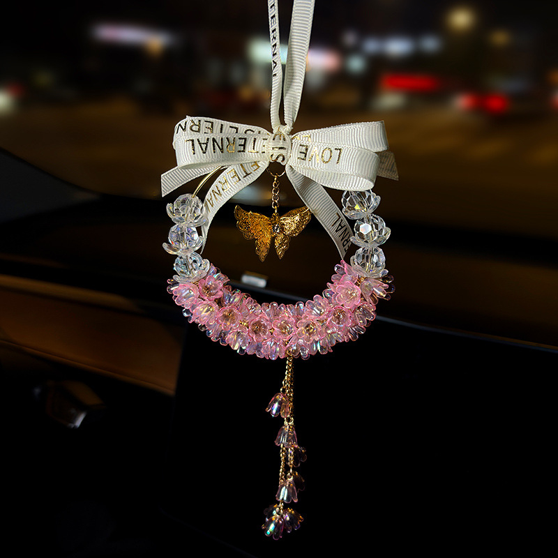 Chesma kristály autófüggő medál, belső dekoráció, lágy luxus stílus