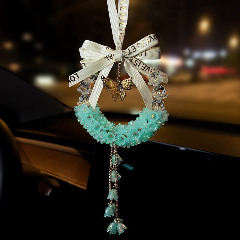 Chesma kristály autófüggő medál, belső dekoráció, lágy luxus stílus