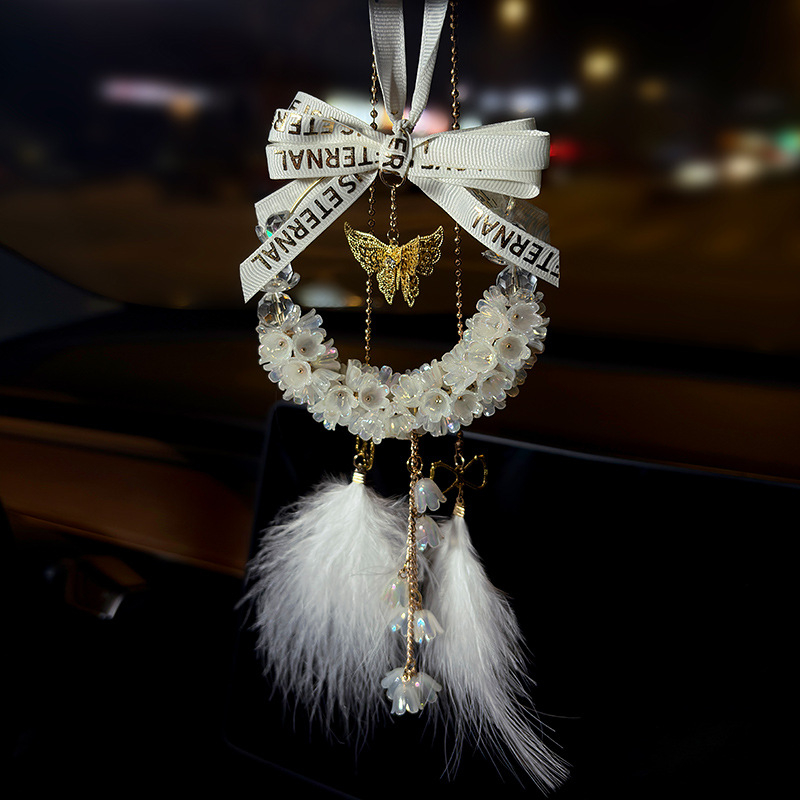 Chesma kristály autófüggő medál, belső dekoráció, lágy luxus stílus