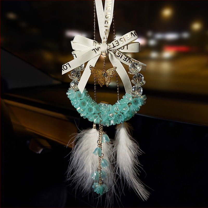 Chesma kristály autófüggő medál, belső dekoráció, lágy luxus stílus