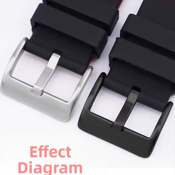 Cataramă pentru ceas din oțel inoxidabil, închidere cu pin, finisaj periat, cataramă pentru curea din oțel 304/316, accesorii cataramă, marcă privată autorizată, ambalaj 1000 buc., lansare vară 2021