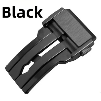 Cataramă pliabilă pentru cureaua de silicon a ceasului — oțel inoxidabil 304, compatibil cu ceasuri Hengbao Yubo