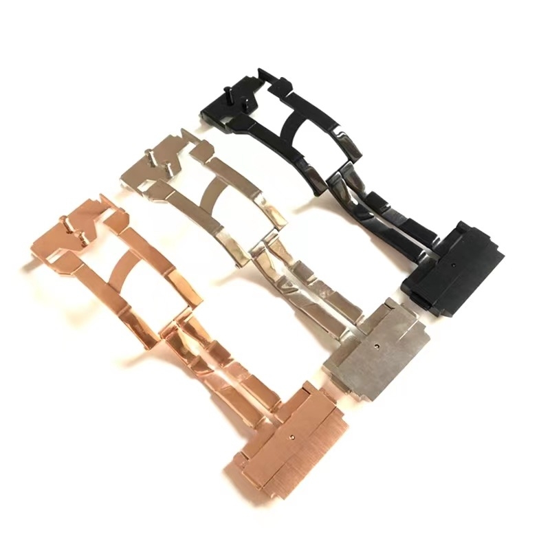 Cataramă pliabilă pentru cureaua de silicon a ceasului — oțel inoxidabil 304, compatibil cu ceasuri Hengbao Yubo