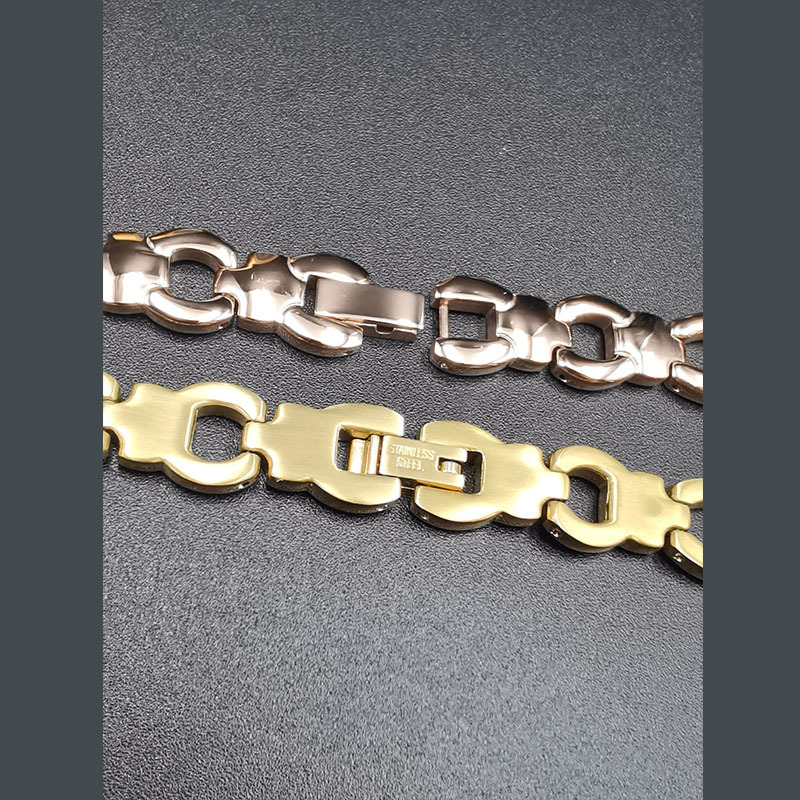 Nerđajući čelični dekorativni kaiš za sat s kopčom, veličine 8 mm/10 mm/12 mm, ženski kaiš