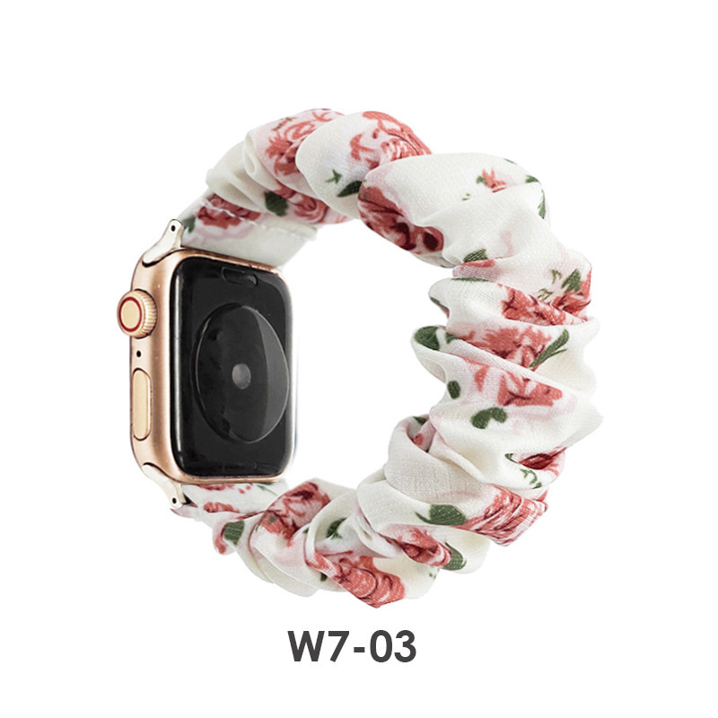Remen za Apple Watch s cvjetnim uzorkom, elastičan, ženski stil
