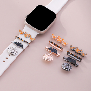 Dekorativni set za Apple Watch kaiš sa silikon kopčom, tema Božić i Halloween, zimsko izdanje 2023