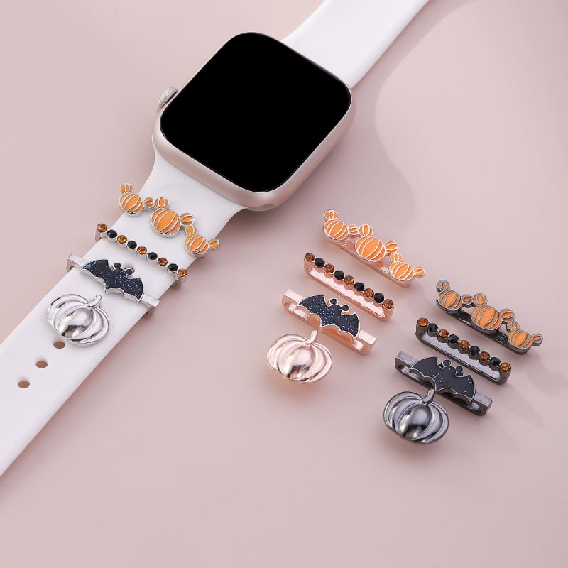 Dekorativni set za Apple Watch kaiš sa silikon kopčom, tema Božić i Halloween, zimsko izdanje 2023