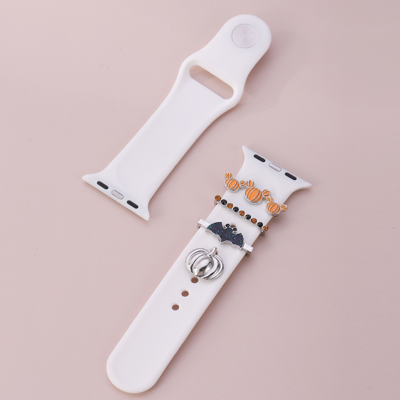 Dekorativni set za Apple Watch kaiš sa silikon kopčom, tema Božić i Halloween, zimsko izdanje 2023