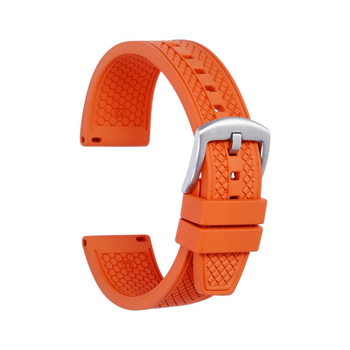 Remen za sat od fluorirane gume, 18/20/22/24 mm, izdržljiv, s brzim otpuštanjem, kompatibilan s Apple Watch, elegantan poklon