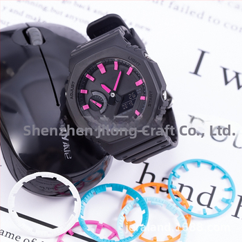 Modifikovaný GA-B2100 ciferníkový krúžok s vnútorným tieňovým krúžkom, príslušenstvo pre solárne hodinky