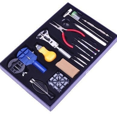 Skup alata za popravak satova, 20 komada, zanatski stil, dodaci pribor za satove, porijeklo: Wenzhou, proljeće 2021.