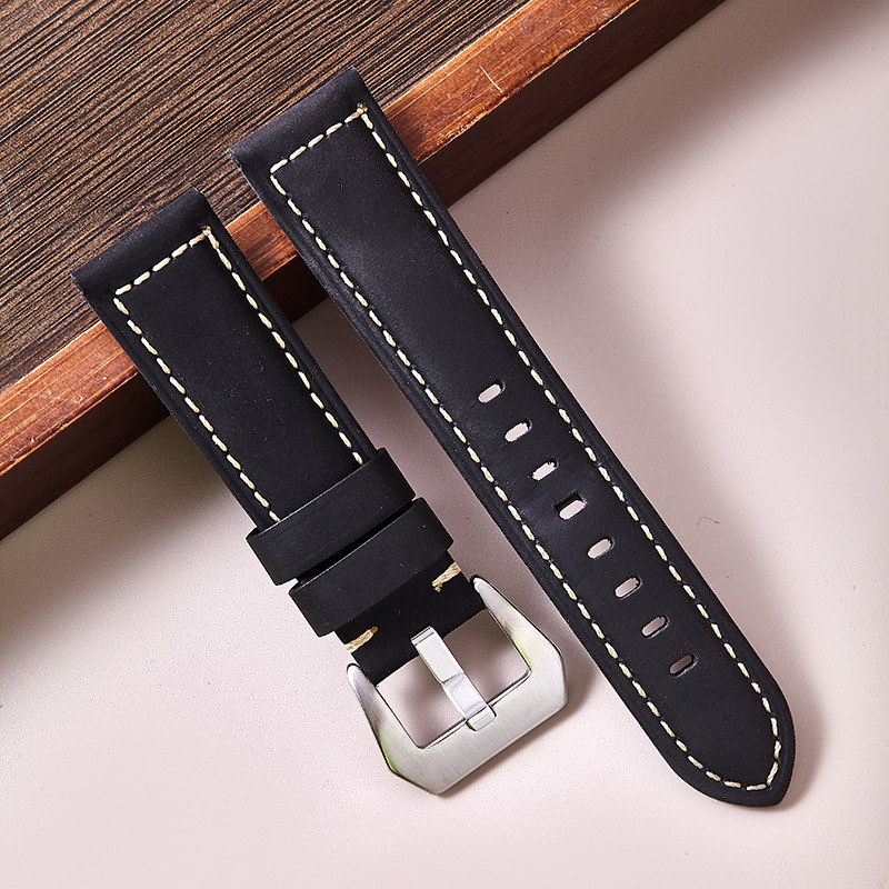Δερμάτινη ζώνη ρολογιού Crazy Horse για Xiaomi 9 Pro και Apple 34567 — μινιμαλιστικός, πολυχρηστικός σχεδιασμός, χειμώνας 2023